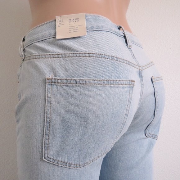 UNIVERSAL THREAD Jeans Women's WIDE LEG Light Wash Plus Size 18 NWT - Picture 6 of 6